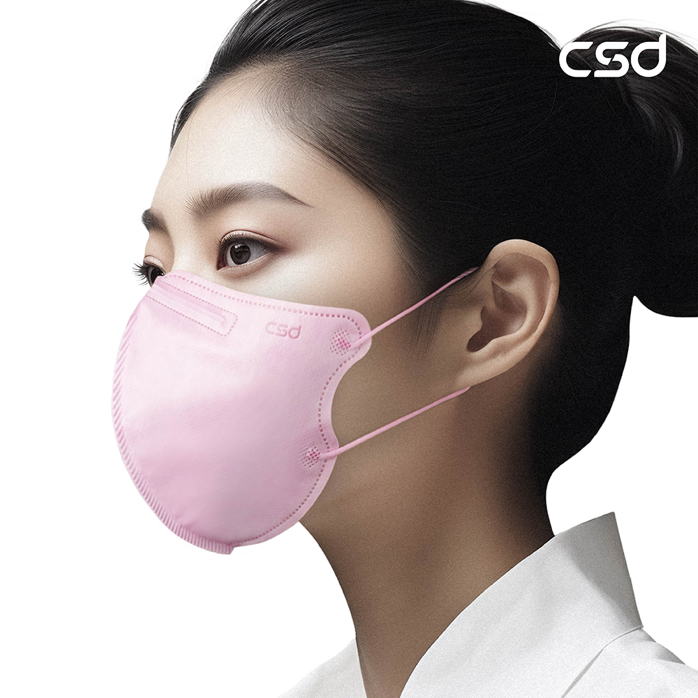 中衛醫療口罩-成人立體3D-櫻花粉(30片/盒), 櫻花粉, large