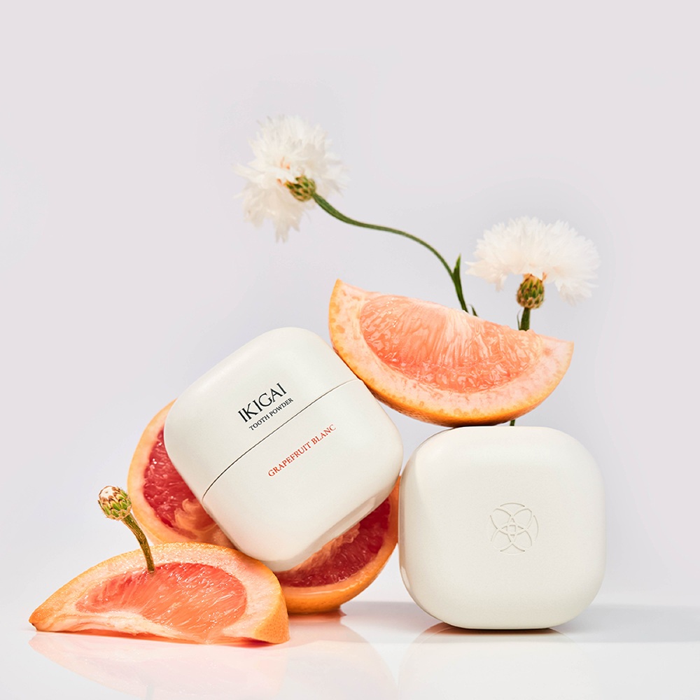 IKIGAI 牙粉-葡萄柚白花(35g/瓶), , small