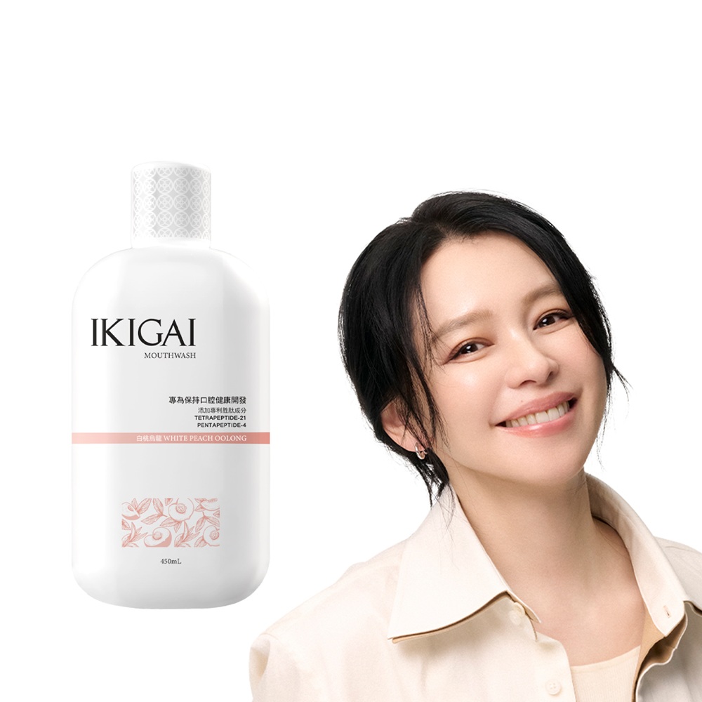 IKIGAI 漱口水-白桃烏龍-專利齦膠原胜肽(450ml/瓶)