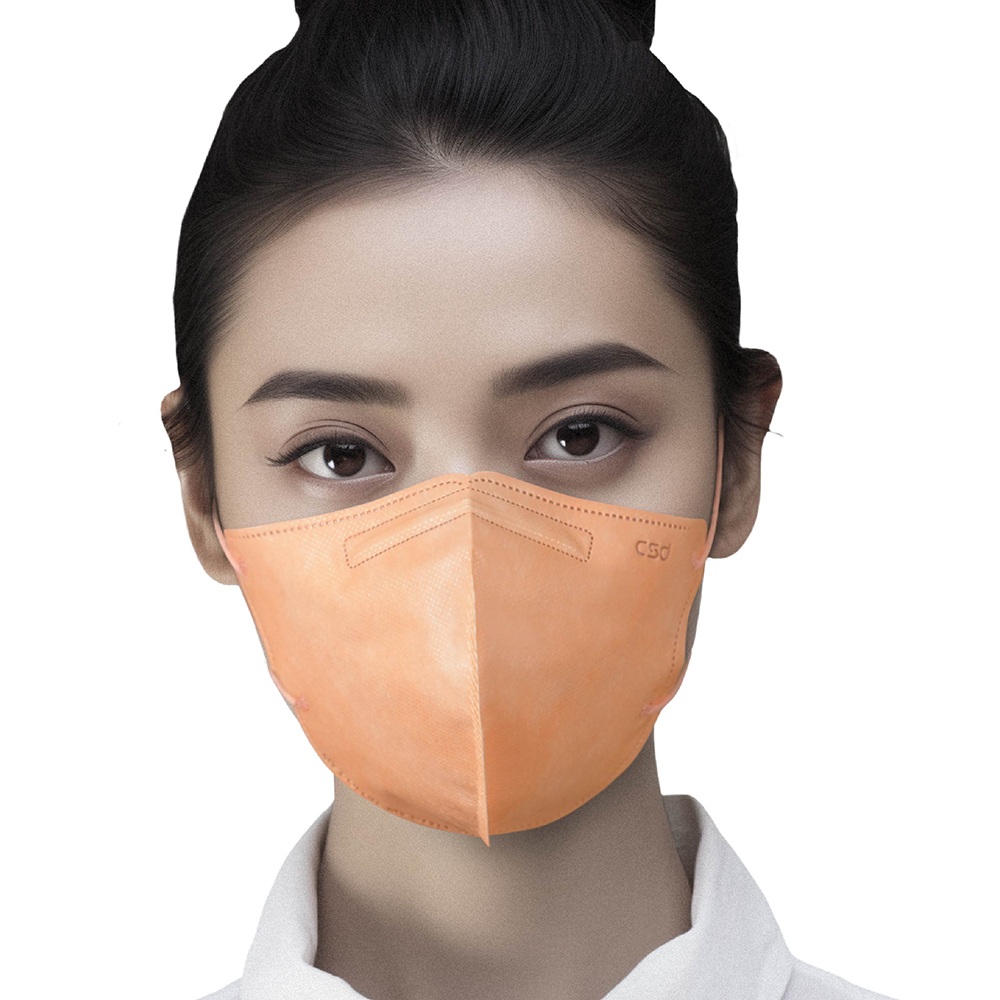 中衛醫療口罩-成人立體3D-裸橙(30片/盒), 裸橙, large